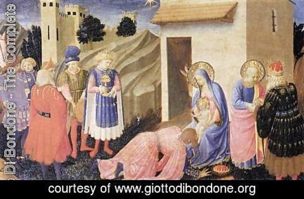 Giotto Di Bondone - Adoration of the Magi 2
