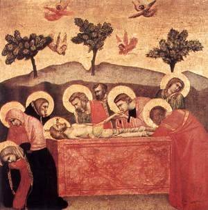 Giotto Di Bondone - Entombment 1320-25