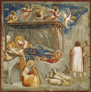 Giotto Di Bondone - No. 17 Scenes from the Life of Christ- 1. Nativity- Birth of Jesus 1304-06
