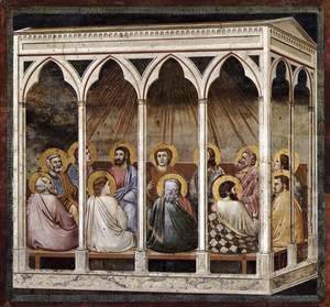 Giotto Di Bondone - No. 39 Scenes from the Life of Christ- 23. Pentecost 1304-06