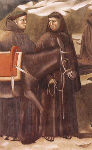 Legend of St Francis 14. Miracle of the Spring (detail)