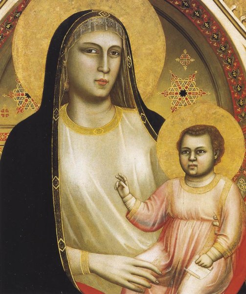 Ognissanti Madonna (detail)