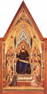 The Stefaneschi Triptych Christ Enthroned