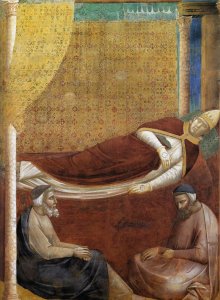 Legend of St Francis- 6. Dream of Innocent III (detail 1)  1297-99