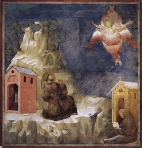 Legend of St Francis- 19. Stigmatization of St Francis 1297-1300