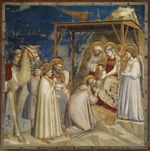 No. 17 Scenes from the Life of Christ- 1. Nativity- Birth of Jesus 1304-06