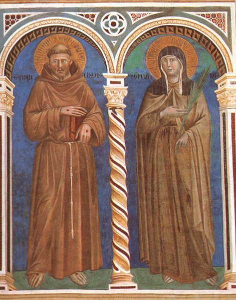 Saint Francis and Saint Clare 1279-1300