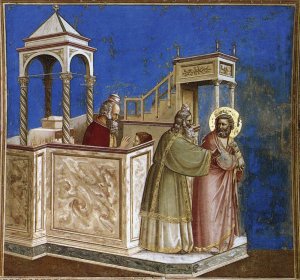 No. 1 Scenes from the Life of Joachim- 1. Rejection of Joachim's Sacrifice