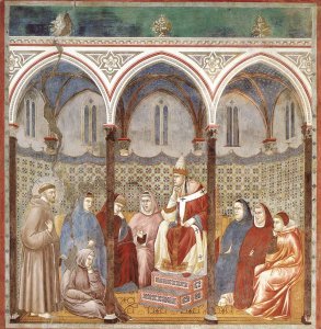 Sermon before Honorius III (Predica davanti a Onorio III)