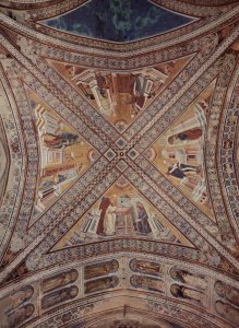 Frescoes in the Arena Chapel in Padua (Scrovegni Chapel), Joseph's dream scene